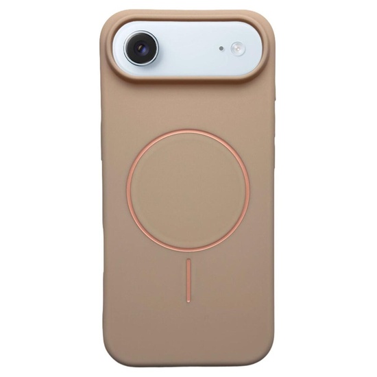 Husa Silicon Velvet Magsafe iPhone Air Roz