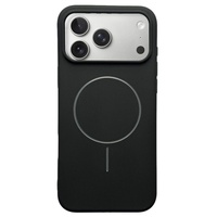 Husa Silicon Velvet Magsafe iPhone 17 Pro Max Negru