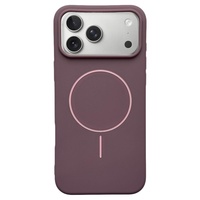 Husa Silicon Velvet Magsafe iPhone 17 Pro Max Mov