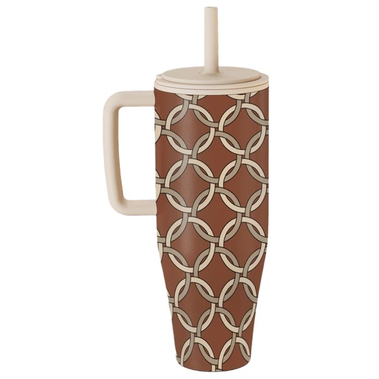 Burga Cana Termos Heritage 1.2 L cu capac anti scurgeri si pai reutilizabil, inox
