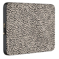 Burga Husa antisoc Laptop 14 inch Almond Latte, cu fermoar, rezistenta la apa