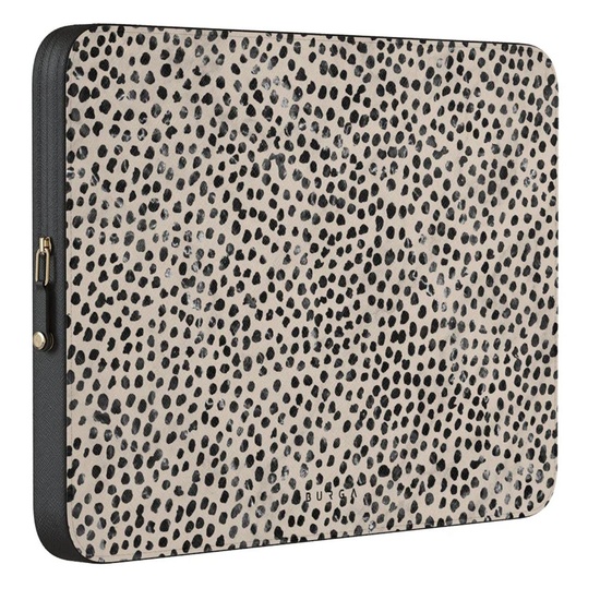 Burga Husa antisoc Laptop 14 inch Almond Latte, cu fermoar, rezistenta la apa