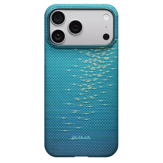 Pitaka Husa Ultra-Slim Aramida Magsafe iPhone 17 Pro Max Lucid Blue