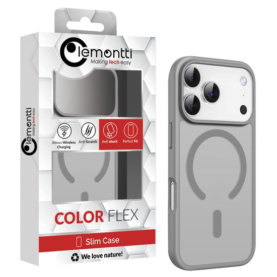Lemontti Husa EliteGuard Magsafe iPhone 17 Pro Gri