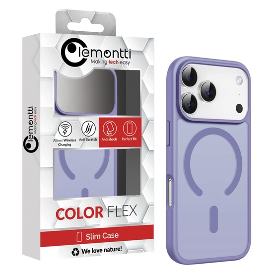 Lemontti Husa EliteGuard Magsafe iPhone 17 Pro Lila
