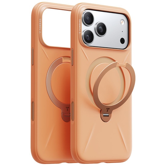 Torras Husa QPRO Silicon iPhone 17 Pro Portocaliu