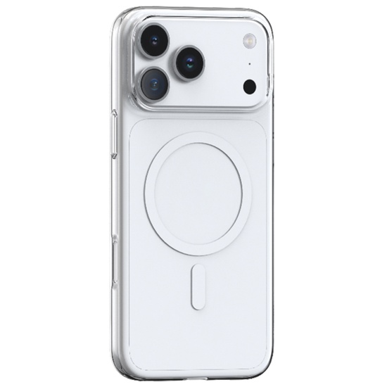 Torras Husa SlimFit MagSafe iPhone 17 Pro Transparent