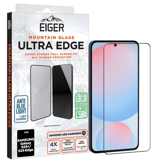 Eiger Folie Sticla Mountain Glass Ultra GRS Samsung Galaxy S26 Plus/ S25 Edge Clear