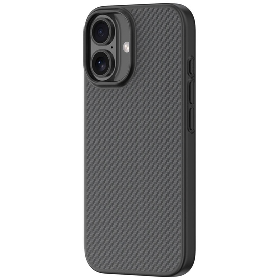 Devia Husa Kevlar Series Ultra-thin MagSafe Shockproof iPhone 16 Negru,resigilat