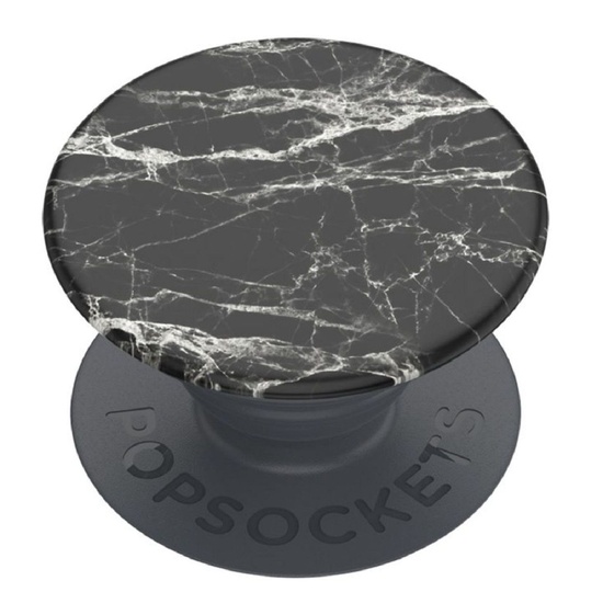 Popsockets Suport PopGrip Basic Adeziv Black Marble MM, resigilat