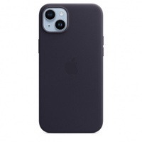 Apple Husa Originala Leather iPhone 14 Plus, MagSafe, Ink, resigilat