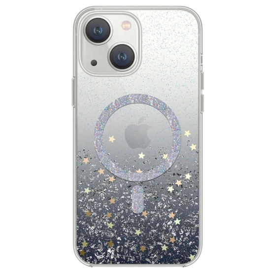 Devia Husa Shiny Series Original Design Magnetic iPhone 15 Plus Transparent / Negru,resigilat