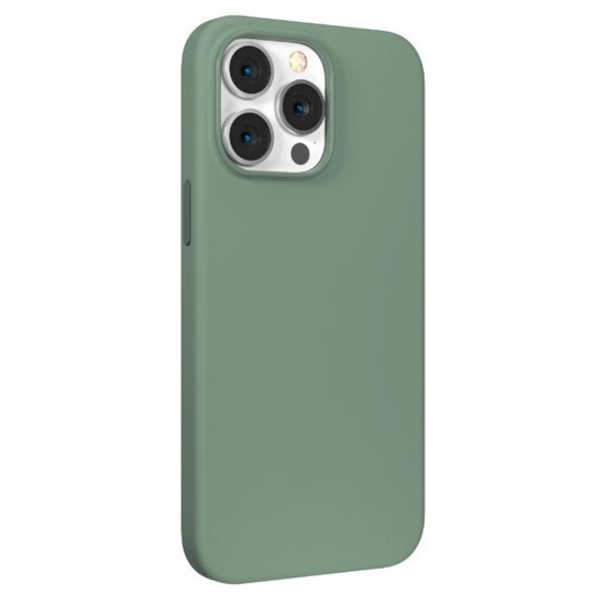 Devia Husa Nature Series Silicone Magnetic iPhone 14 Pro Light Green,resigilat