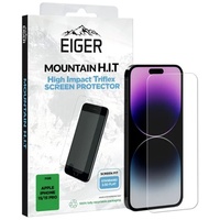 Eiger Folie Clear Triflex H.I.T iPhone 15 / 15 Pro Clear, resigilat