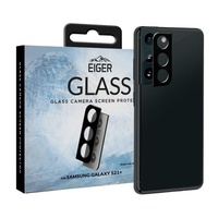 Eiger Lentile Camera 2.5D Glass Samsung Galaxy S21 Plus Clear Black (9H, 0.33mm)resigilat