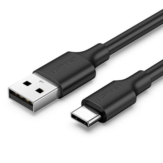 Ugreen Cablu USB la Type-C, Fast Charging 18W, 3A, 1m, Negru