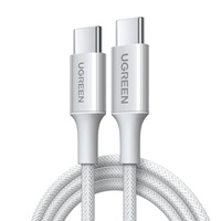 Ugreen Cablu Type-C la Type-C, 60W, PD3.0 Quick Charge 3.0, 1m, Titanium Gray