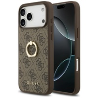 Guess Husa 4G Ring Stand iPhone 17 Pro Max Maro
