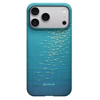 Pitaka Husa Ultra-Slim Aramida Magsafe iPhone 17 Pro Lucid Blue