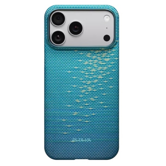 Pitaka Husa Ultra-Slim Aramida Magsafe iPhone 17 Pro Lucid Blue