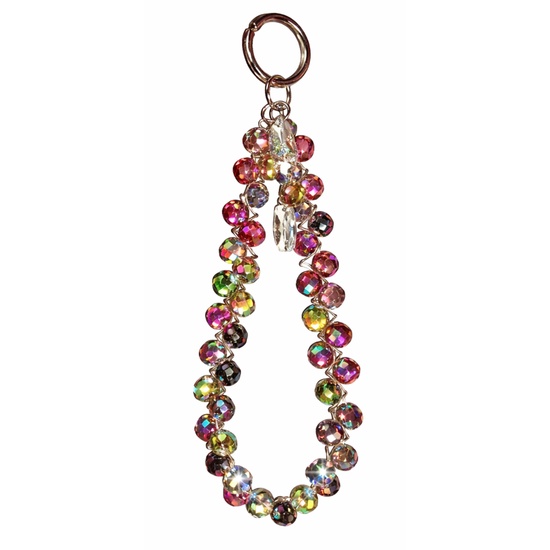 Lemontti Snur de mana pentru telefon Crystal Aurora, 30cm, Multicolor