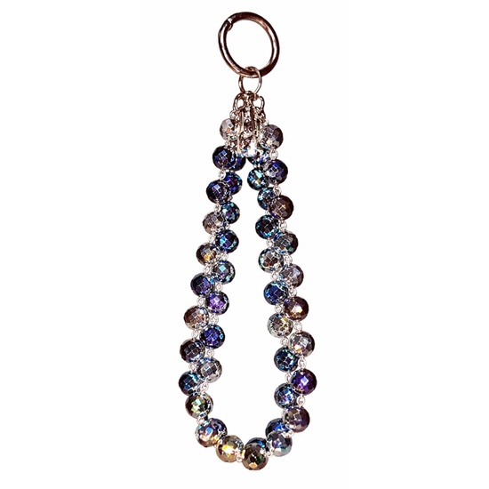 Lemontti Snur de mana pentru telefon Crystal Aurora, 30cm, Violet
