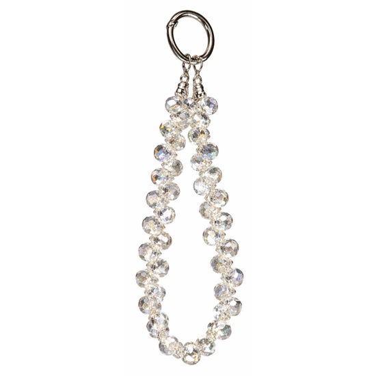Lemontti Snur de mana pentru telefon Crystal Aurora, 30cm, Mov