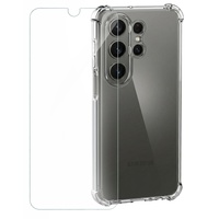Samsung Set Husa Mobeen Clear Cover si Folie Sticla Samsung Galaxy S26 Ultra Transparent