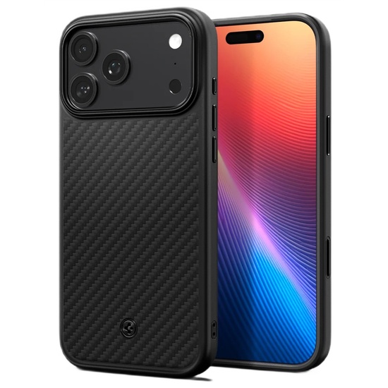 Spigen Husa Enzo Aramid T iPhone 17 Pro Black