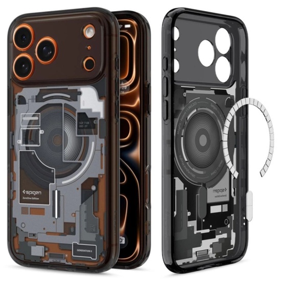 Spigen Husa Ultra Hybrid MagSafe iPhone 17 Pro Zero one Black