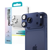 Benks Folie Sticla Camera Glass Warrior Metal Integrated iPhone 17 Pro Max, Albastru