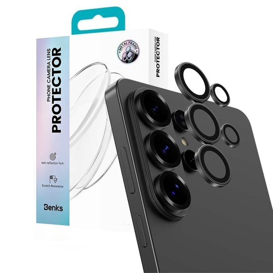 Benks Folie Sticla Camera Glass Warrior Samsung Galaxy S26 Ultra, Negru