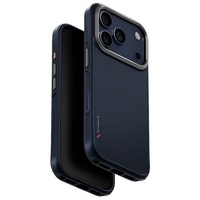 Uniq Husa Keva Edge Aramid MagClick iPhone 17 Pro Albastru