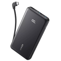 Anker Acumulator extern Zolo 10.000 mAh, 22.5W, cu cablu USB-C inclus, Negru