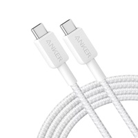 Anker Cablu 322 Type-C la Type-C Fast Charge 60W, 1.8m, Alb