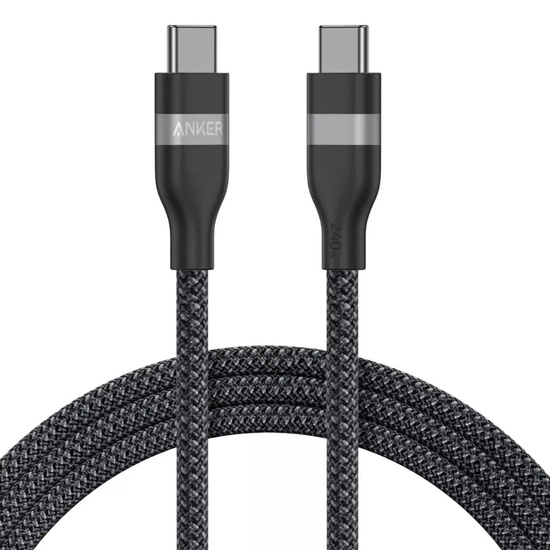 Anker Cablu Fast Charge Type-C la Type-C 240W, 1.8m, Negru