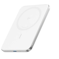 Anker Acumulator extern 5.000 mAh, Nano wireless, Ultra-Slim, 15W, compatibil MagSafe, Alb