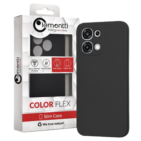 Lemontti Husa Silicon Silky Oppo A6 Pro 5G Negru