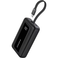 Anker Acumulator extern Zolo 20.000 mAh, 30W , 1 x USB-C, 1 x USB-A, afisaj LED, cablu USB-C incorporat, Negru