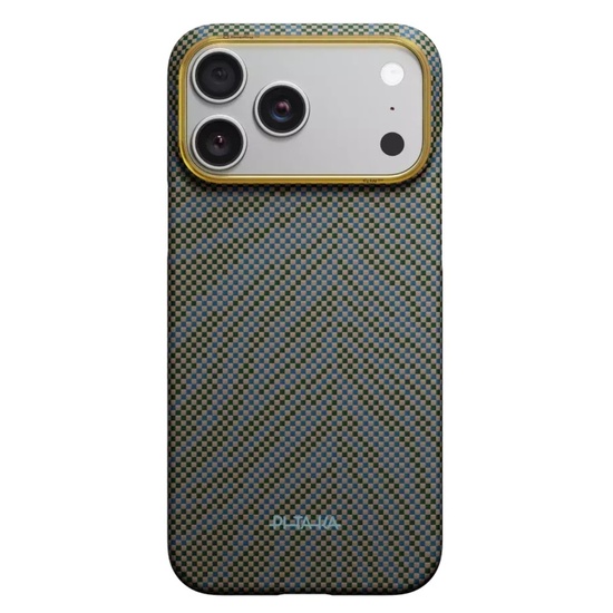 Pitaka Husa Breath of Veins Aramida Magsafe iPhone 17 Pro Max Dive Green