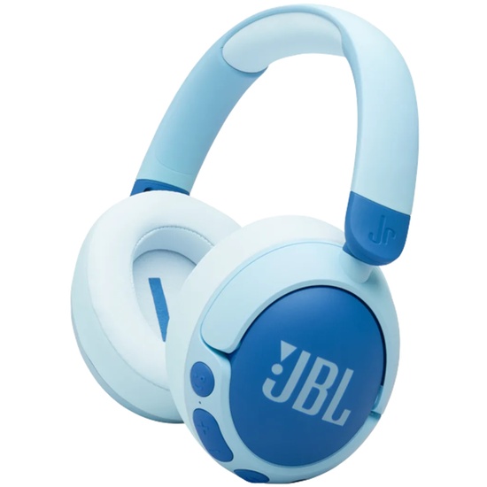 JBL Casti pentru copii, Wireless JR 470NC, Noise Cancelling, cu microfon incorporat, Albastru